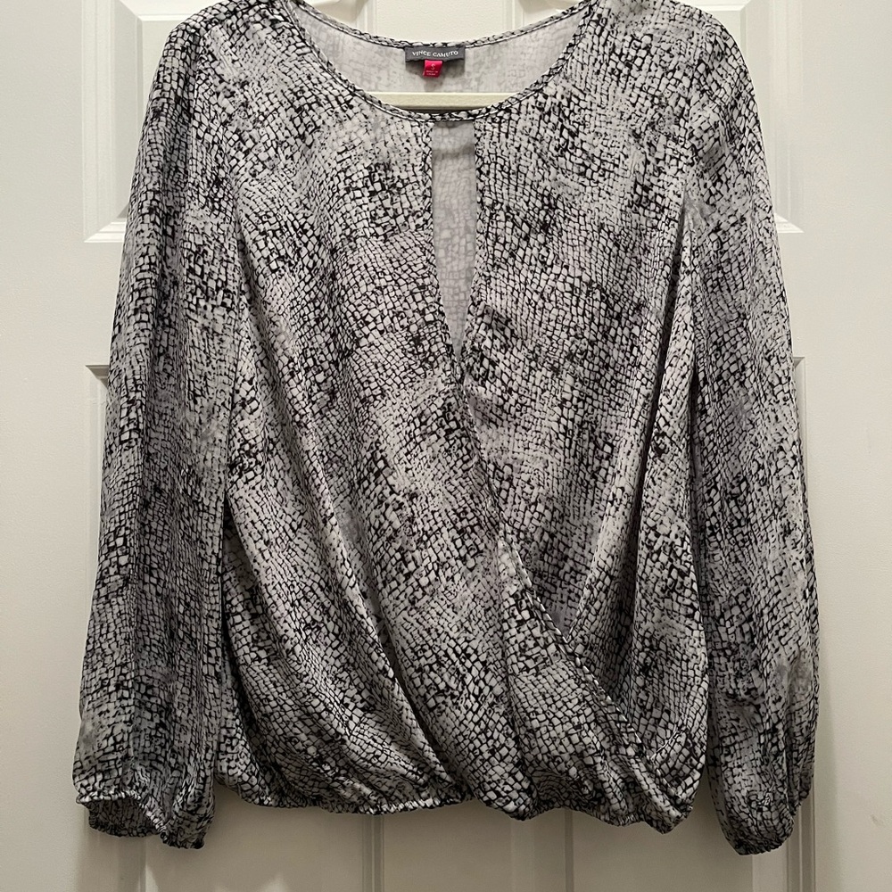 Elegant Gray Women's Top